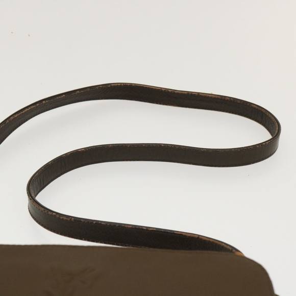 SAINT LAURENT Shoulder Bag Nylon Brown Auth 39940 - Picture 8 of 16